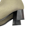Hermes Voltige Short Boots 36 Knit Khaki — view 8