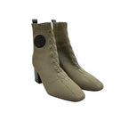 Hermes Voltige Short Boots 36 Knit Khaki — view 3