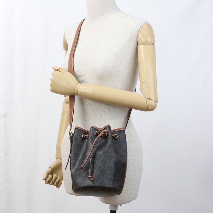 Celine Triomphe Canvas Shoulder Bag — view 7