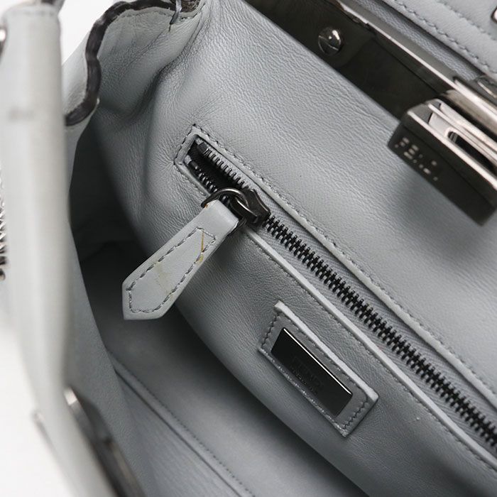 Fendi 2-Way Peekaboo Handbag Calfskin — view 6