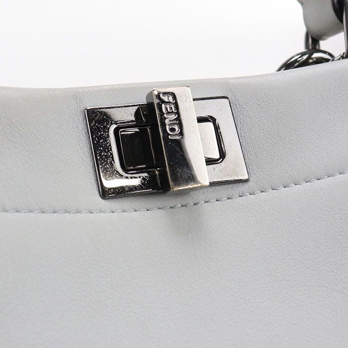 Fendi 2-Way Peekaboo Handbag Calfskin — view 4