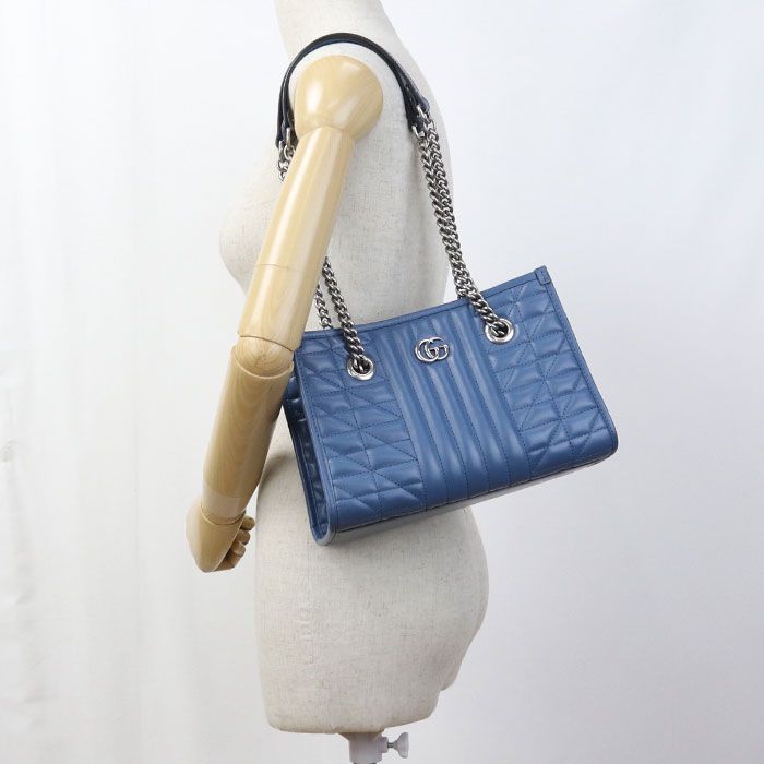 Gucci Chain GG Marmont Tote Leather — view 8