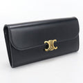Celine Large Wallet Triomphe Bifold Calfskin