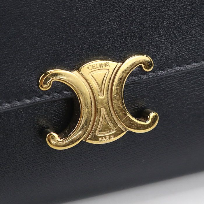 Celine Large Wallet Triomphe Bifold Calfskin — view 5