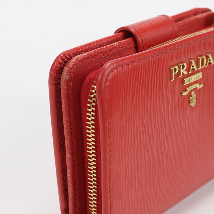Prada Vitello Leather Wallet Bifold — view 6