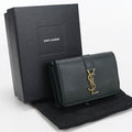 Saint Laurent Tiny Wallet Origami Trifold Leather