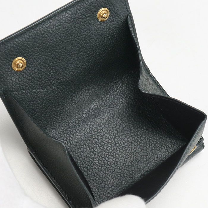 Saint Laurent Tiny Wallet Origami Trifold Leather — view 6