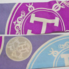 Hermes Twilly Ex Libris Confetti Ex les Confettis Purple Scarf — view 5