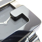 Gucci Stainless Steel Quartz Analog Display Black Dial Watch — view 7