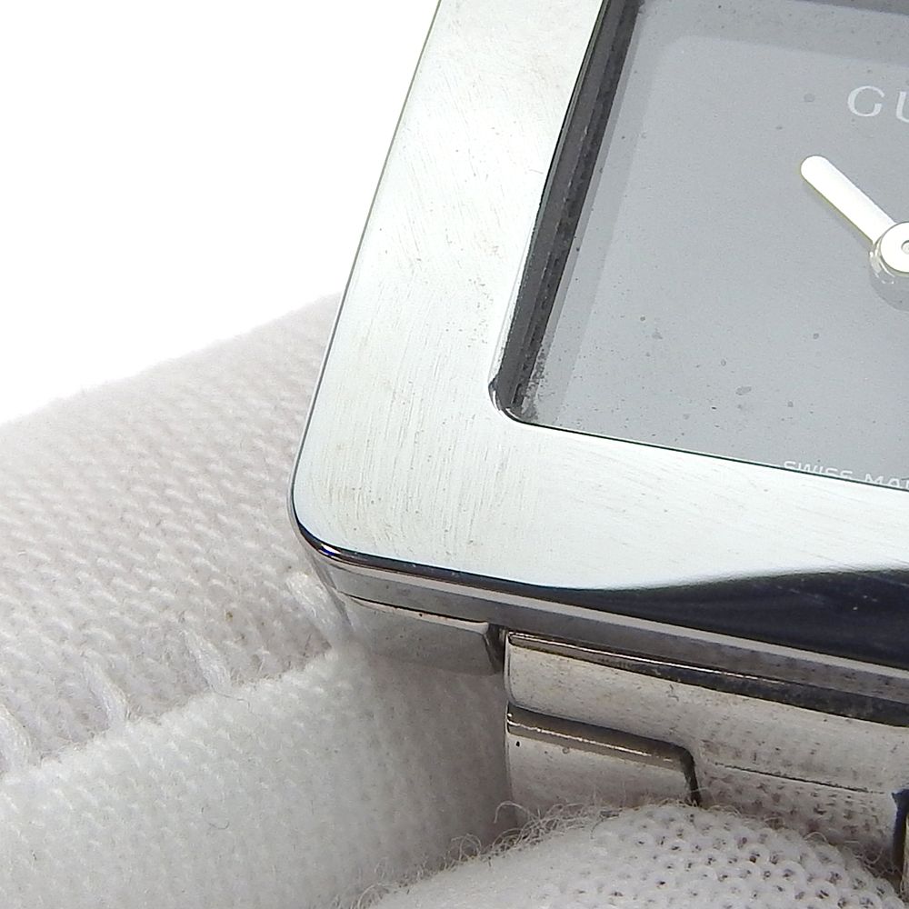 Gucci Stainless Steel Quartz Analog Display Black Dial Watch — view 8