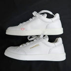 Chanel Sneakers 37 White Leather Shoes — view 4