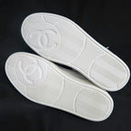 Chanel Sneakers 37 White Leather Shoes — view 8