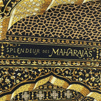 Hermes Carre 90 Silk Scarf Splendeur Des Maharajas Black — view 7