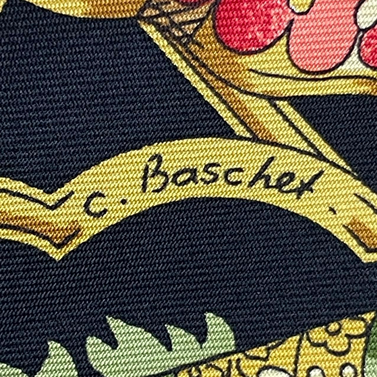 Hermes Carre 90 Silk Scarf Splendeur Des Maharajas Black — view 8