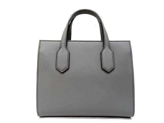 Gucci 2-Way Shoulder Bag GG Ribbon Leather Gray — view 2