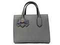 Gucci 2-Way Shoulder Bag GG Ribbon Leather Gray