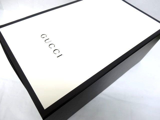 Gucci 2-Way Shoulder Bag GG Ribbon Leather Gray — view 7
