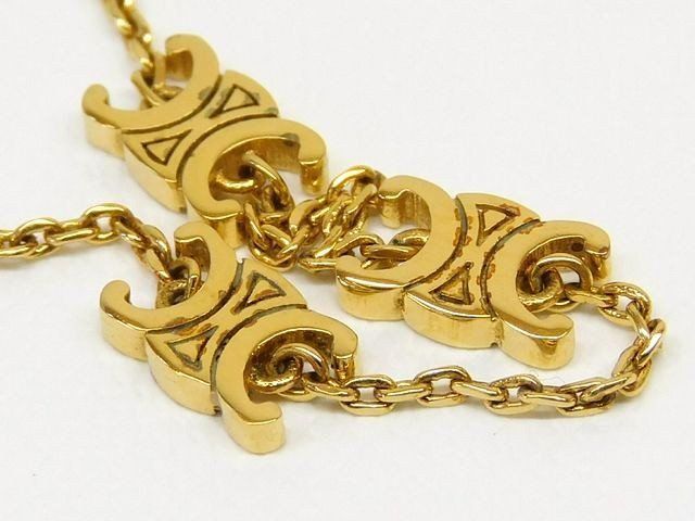 Celine Mini Triomphe Bracelet Gold — view 2