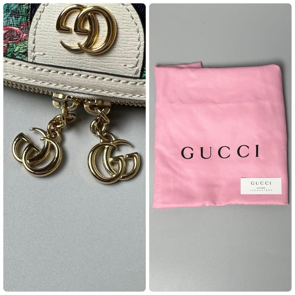 Gucci Yuko Higuchi Shoulder Bag White Green — view 9