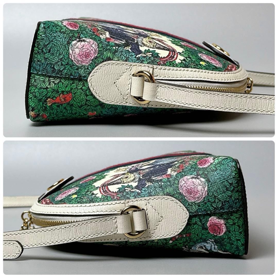 Gucci Yuko Higuchi Shoulder Bag White Green — view 4