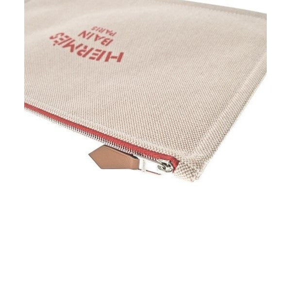 Hermes Pouch Beige — view 4