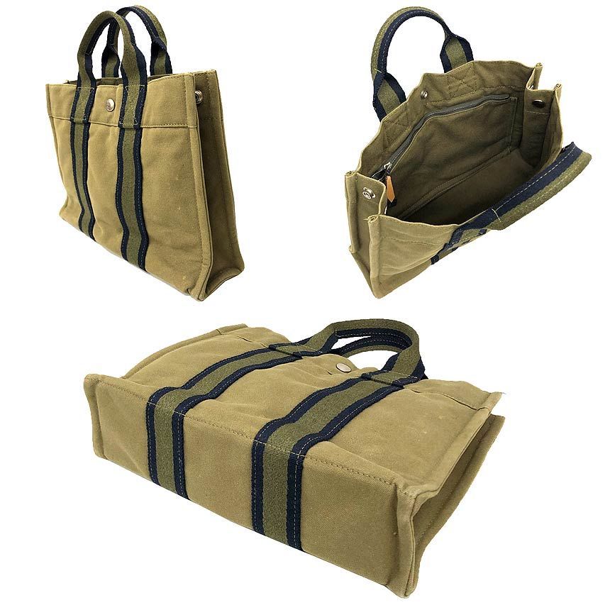 Hermes Fourre Tout PM Tote Khaki — view 2