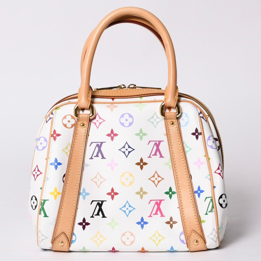 Louis Vuitton Priscilla Handbag Monogram Multicolor White Takashi Murakami — view 2
