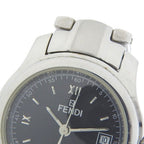Fendi Orologi Stainless Steel Quartz Analog Display Black Dial Watch — view 7