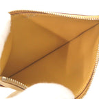 Hermes Dogon GM Veau Swift Joan Ambre Silver Wallet Yellow — view 7