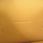 Hermes Dogon GM Veau Swift Joan Ambre Silver Wallet Yellow — view 9