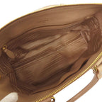 Prada 2-Way Gold Leather Cameo Cammeo Beige Shoulder Bag — view 5