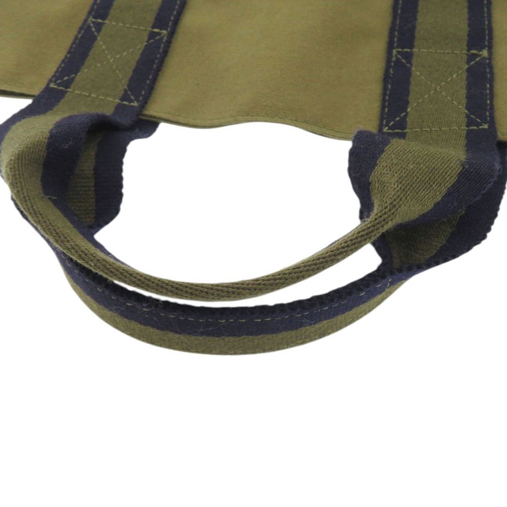 Hermes Fourre Tout Cabas Cotton Khaki Tote — view 5