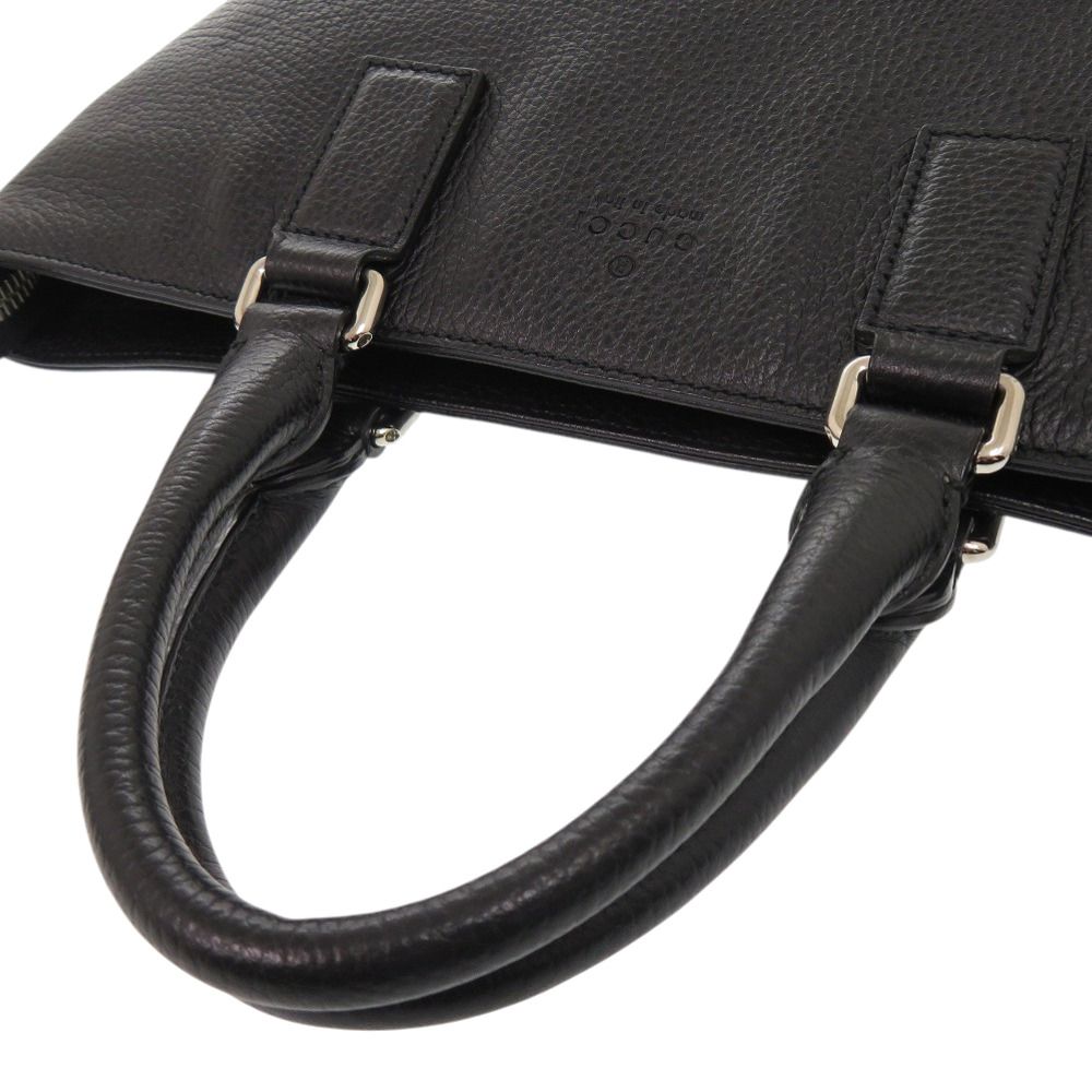 Gucci Leather Black 2-Way Tote — view 5