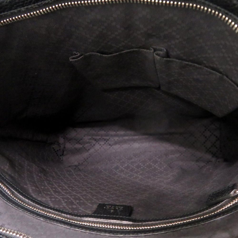 Gucci Leather Black 2-Way Tote — view 6