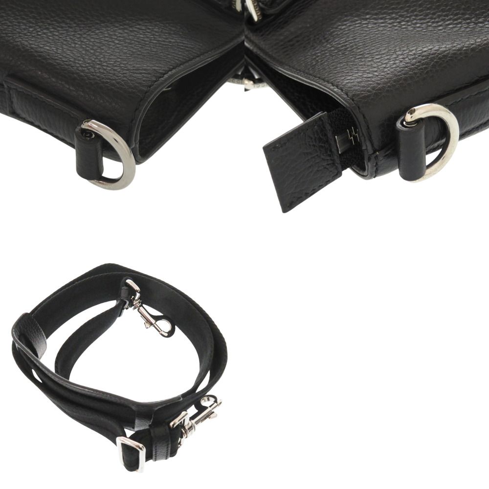 Gucci Leather Black 2-Way Tote — view 9
