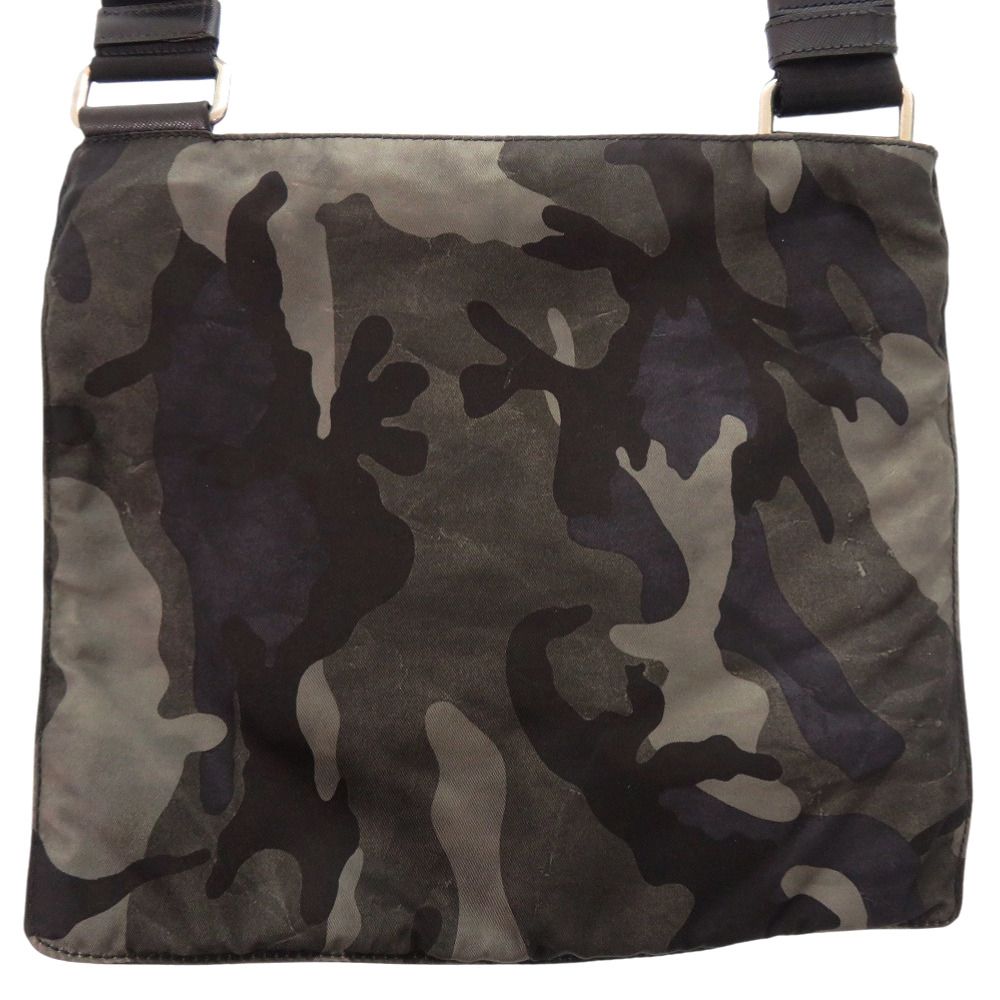 Prada Camouflage Tessuto Khaki Shoulder Bag — view 2
