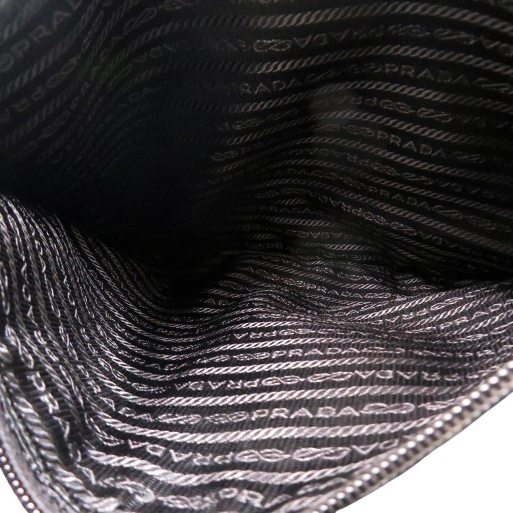 Prada Camouflage Tessuto Khaki Shoulder Bag — view 5