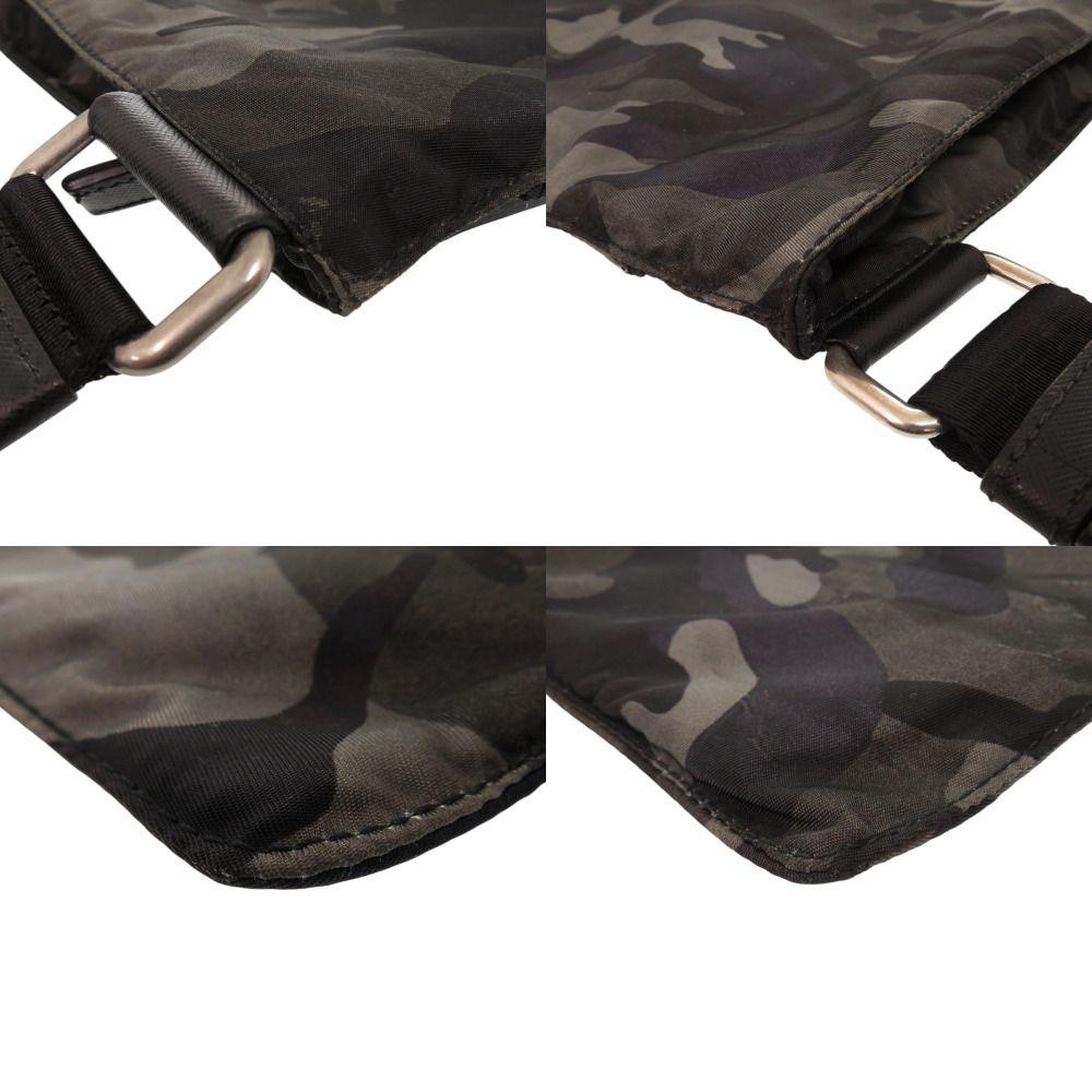 Prada Camouflage Tessuto Khaki Shoulder Bag — view 3