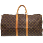 Louis Vuitton Keepall Bandouliere 55 Monogram Boston Bag — view 2