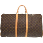 Louis Vuitton Keepall Bandouliere 55 Monogram Boston Bag — view 2