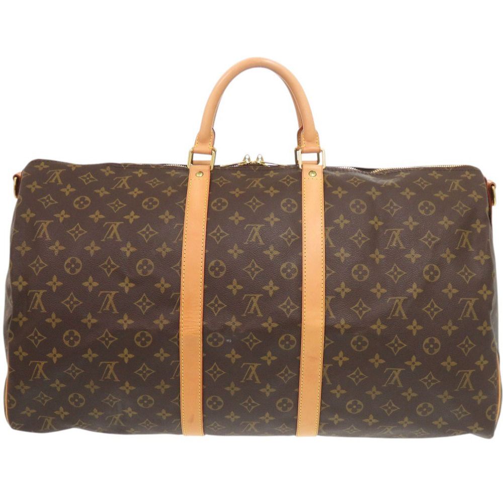 Louis Vuitton Keepall Bandouliere 55 Monogram Boston Bag — view 2