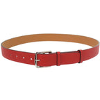 Hermes Etriviere Leather Red Silver Belt — view 3