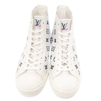 Louis Vuitton Tattoo Line Monogram High Cut 6.5 Leather Rubber White — view 3