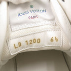 Louis Vuitton Tattoo Line Monogram High Cut 6.5 Leather Rubber White — view 6