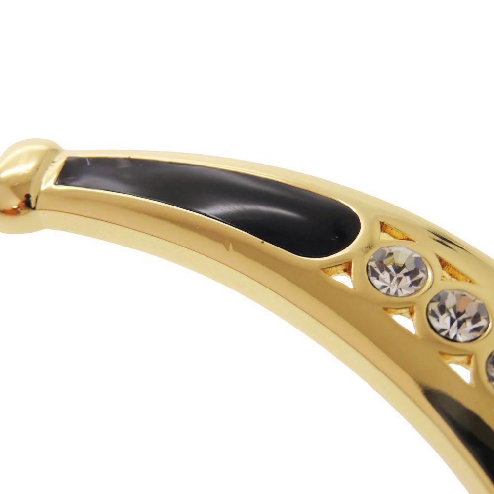 Dior Vintage Choker Necklace Stone Metal Gold — view 5