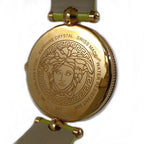 Versace Watch Venitas Vk7 Yellow Dial Leather Quartz Analog — view 4