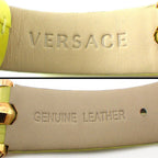 Versace Watch Venitas Vk7 Yellow Dial Leather Quartz Analog — view 5