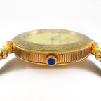 Versace Watch Venitas Vk7 Yellow Dial Leather Quartz Analog — view 2