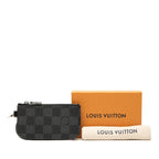 Louis Vuitton Damier Trio Messenger Coin Purse Black — view 6