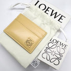 Loewe Puffer Anagram Plain Card Holder Dark Butterfly Leather — view 5